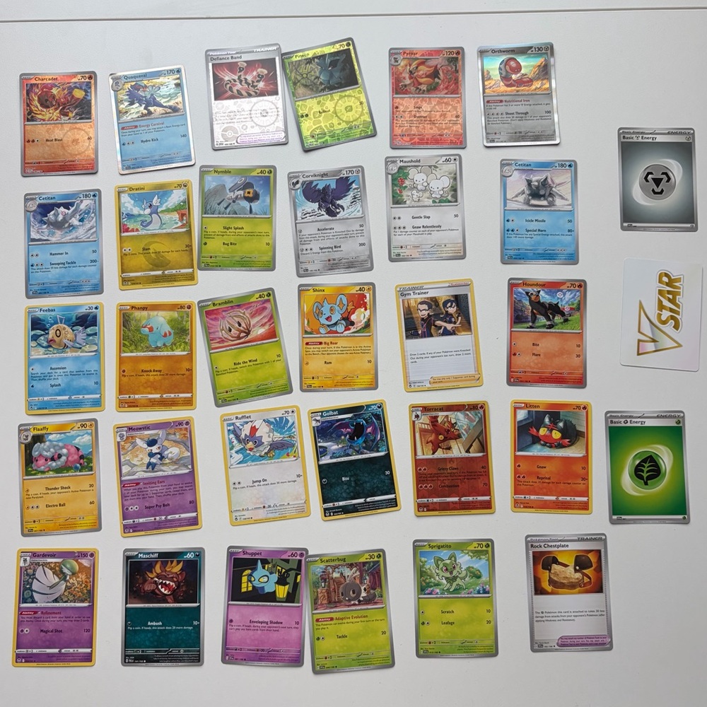 Modern Pokemon Cards Assortment